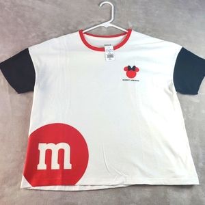 M&M Disney Springs Store Minnie Crop Top New Medium